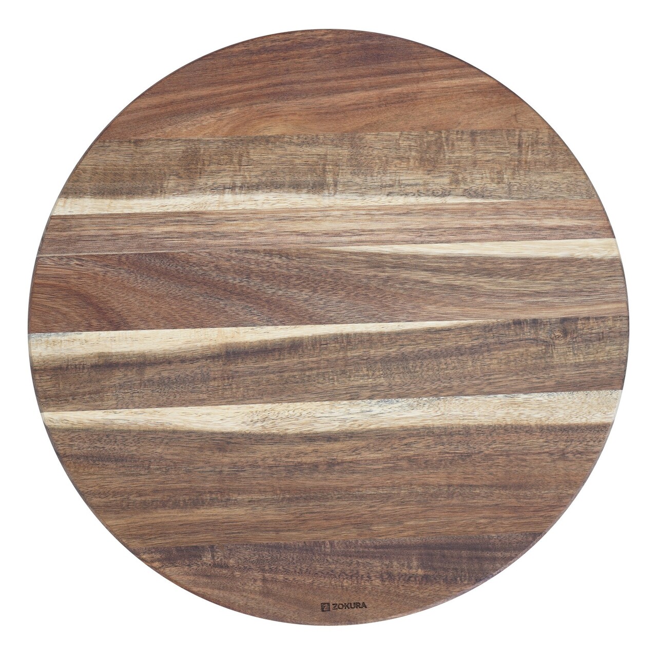 Platou rotativ, 40,5 cm, din lemn de acacia - Zokura - imagine 6